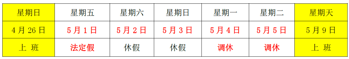 洺誠(chéng)國(guó)際物流關(guān)于2020 年“五一”勞動(dòng)節(jié)放假安排的通知